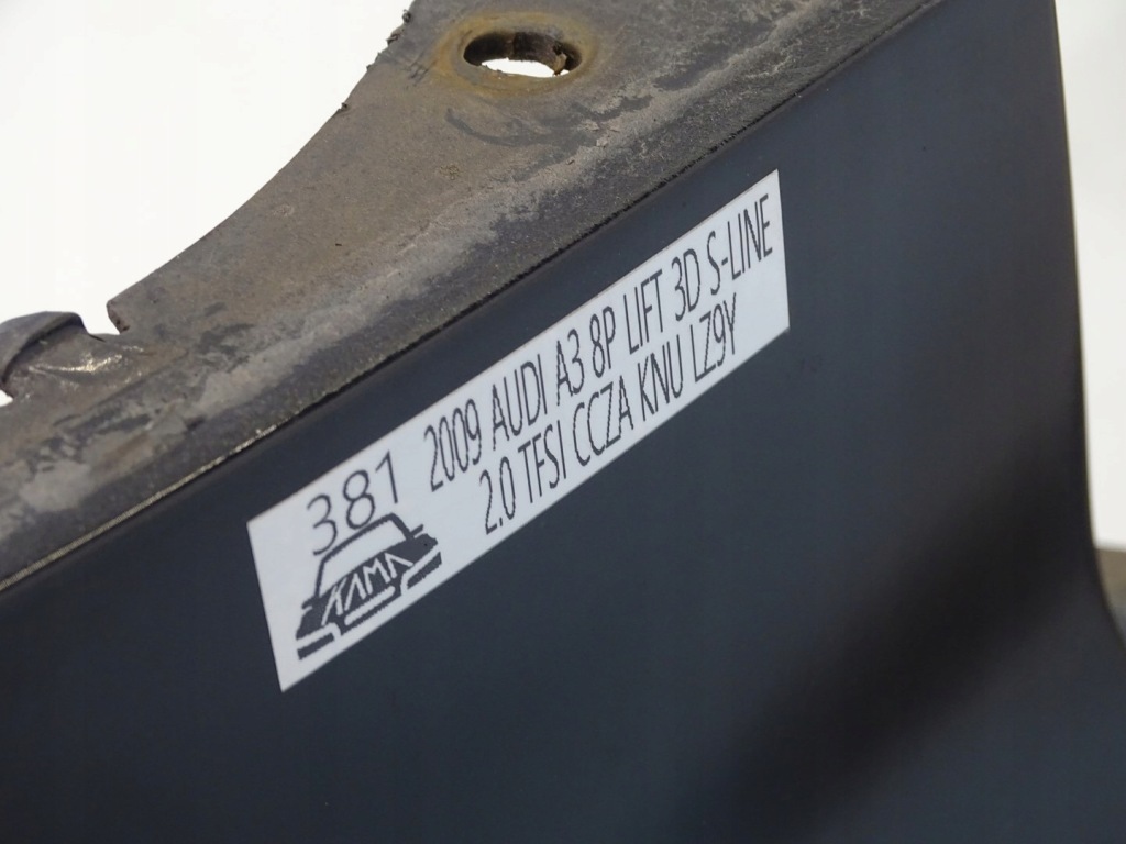 Kpl бампер задняя задний audi a3 8p lift 3d hb 3 дверь чёрный lz9y s-line Киев