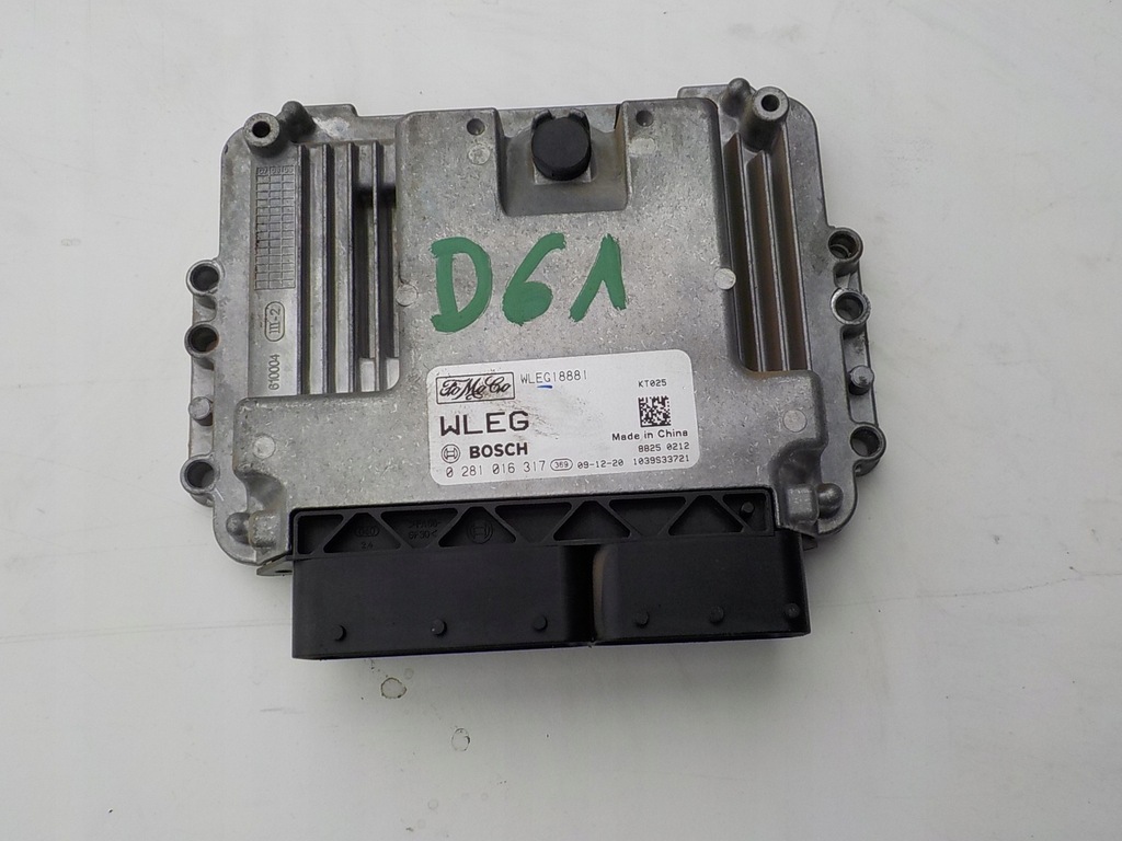 фото №1, Ford ranger ii 2.5 tdci бортовой компьютер двигателя wleg18881