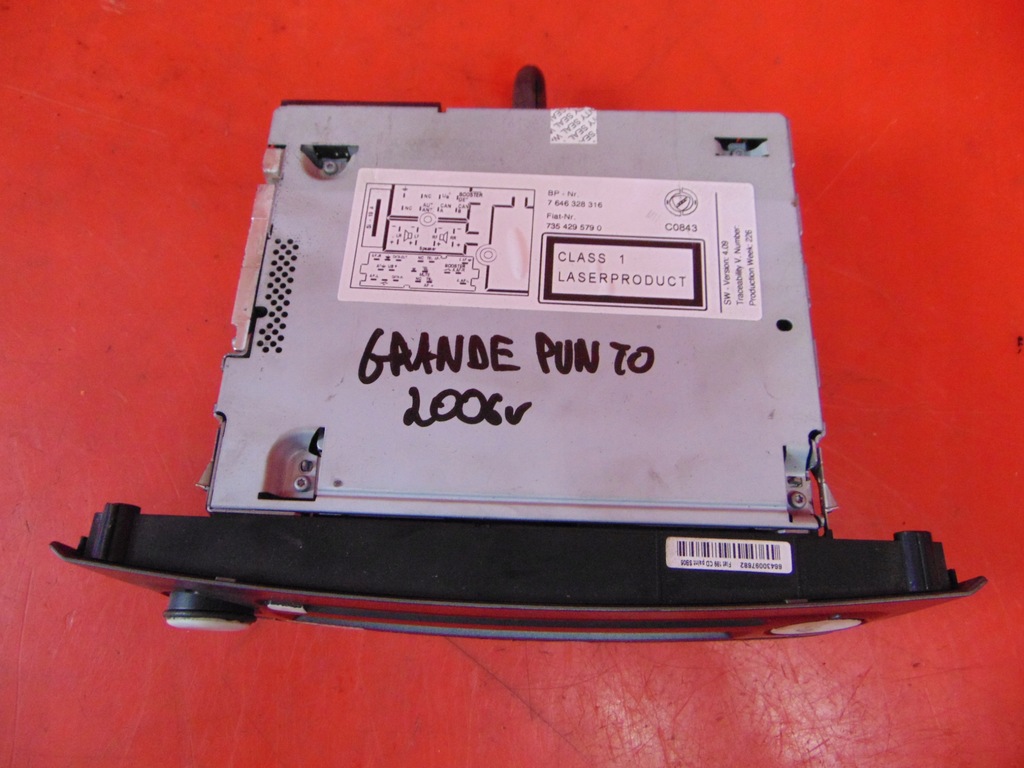 фото №2, Fiat grande punto радио cd радиопроигрыватель