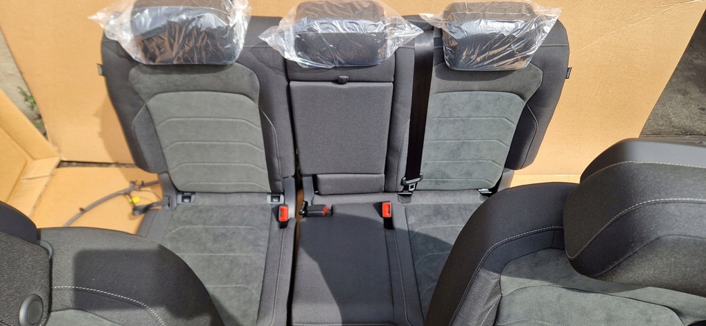 фото №9, Сиденья заднее сиденье vw tiguan 2016- ideał alcantara nowe