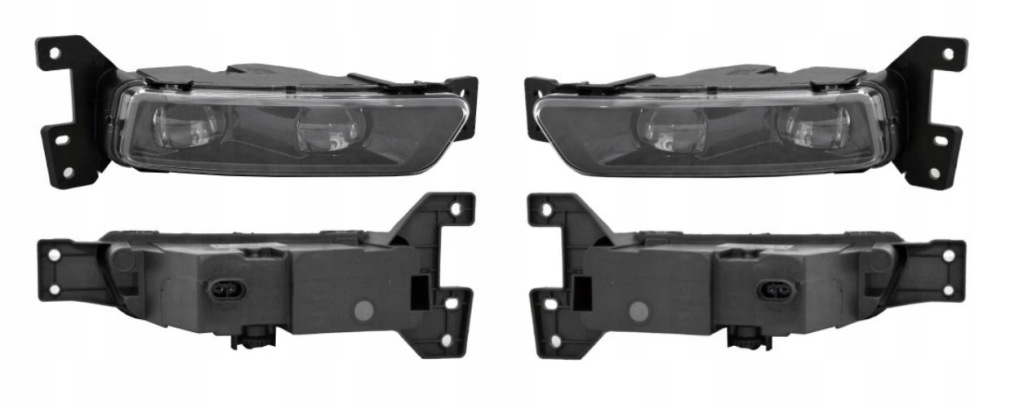 Купить 2017 2019 2021 jeep grand cherokee противотуманные фары led левый + правый srt