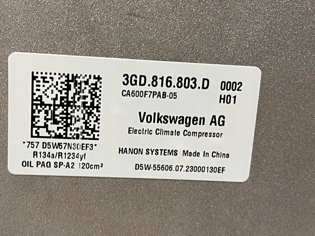 Компрессор кондиционера 3gd816803d nowa оригинальная vw volkswagen hurt 20 szt Недорого