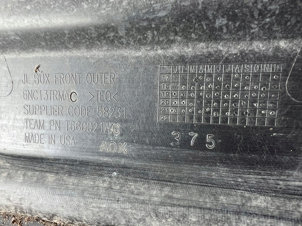 фото №6, Бампер перед передній jeep wrangler iv 4 jl 17-