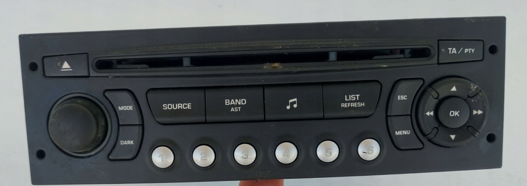 фото №4, Радіо cd mp3 citroen c5 iii x7 9666968077