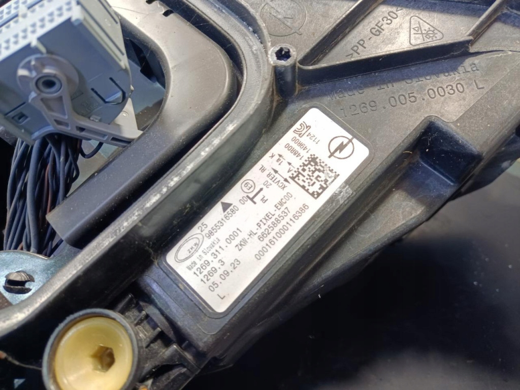 фото №7, Opel astra l фара лампа левый перед 9855316580