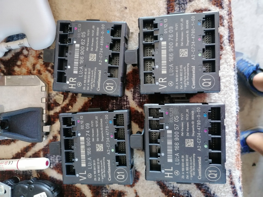 фото №2, Mercedes x166 модуль дверь блок управления перед задняя gl