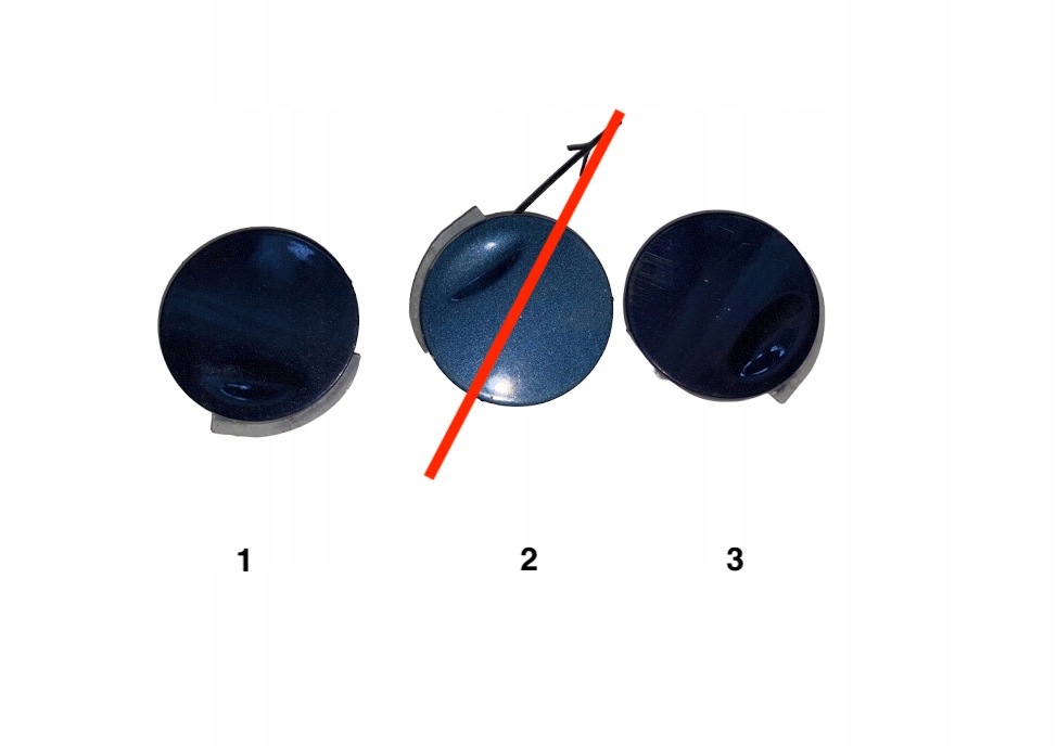 фото №1, Заглушка фаркоп перед 90586609 opel vectra b