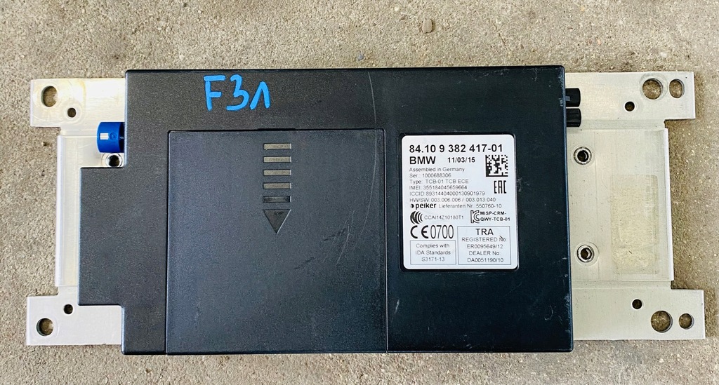 фото №1, Bmw 3 f31 модуль блок керування telematic 9382417