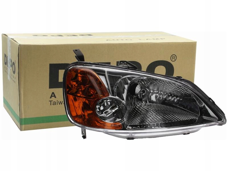 фото №1, Лампа фара правый honda civic vii mk7 01-05