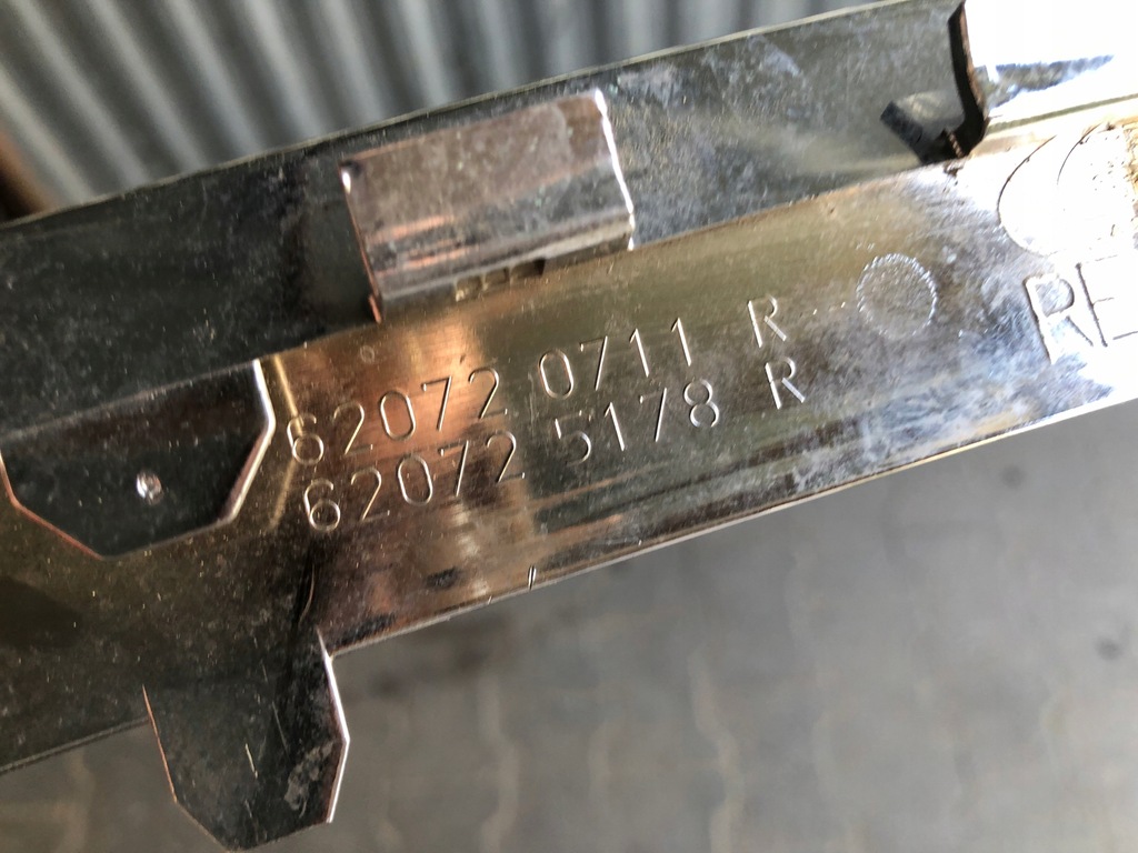 фото №7, Хром бампера перед 620720711r scenic iii lift