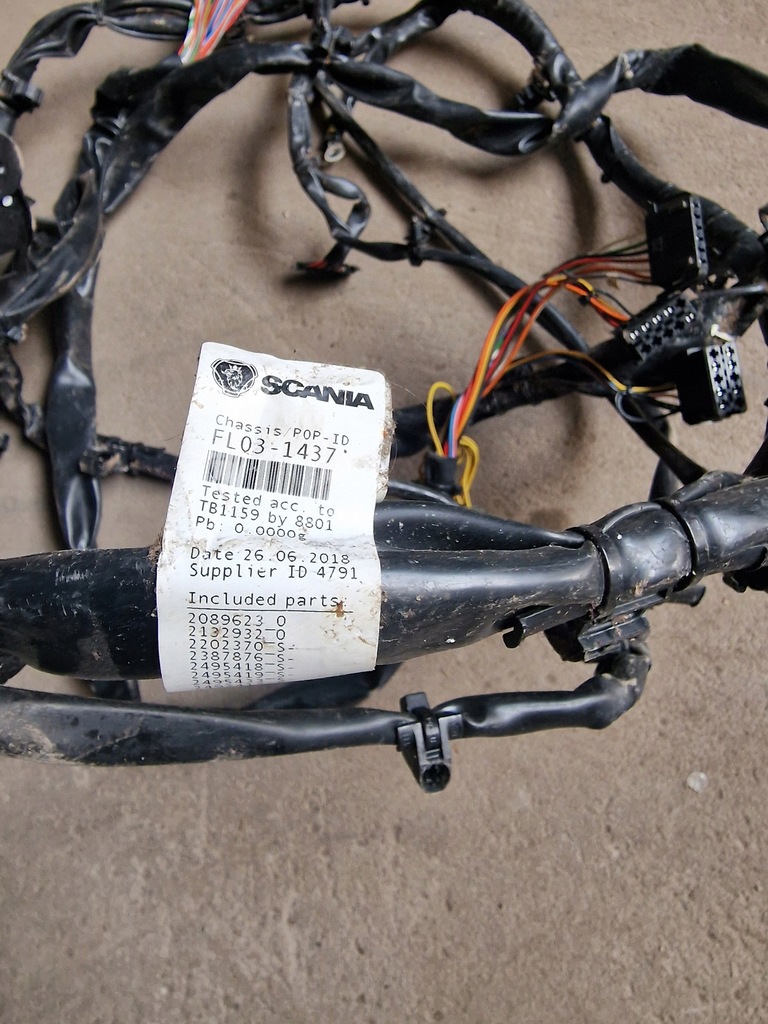 фото №5, Джгут електропроводка кабіни консоль scania r s ntg ngs 2089623