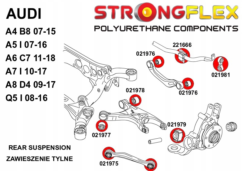 фото №3, 221666b - втулка стабілізатора заднього strongflex