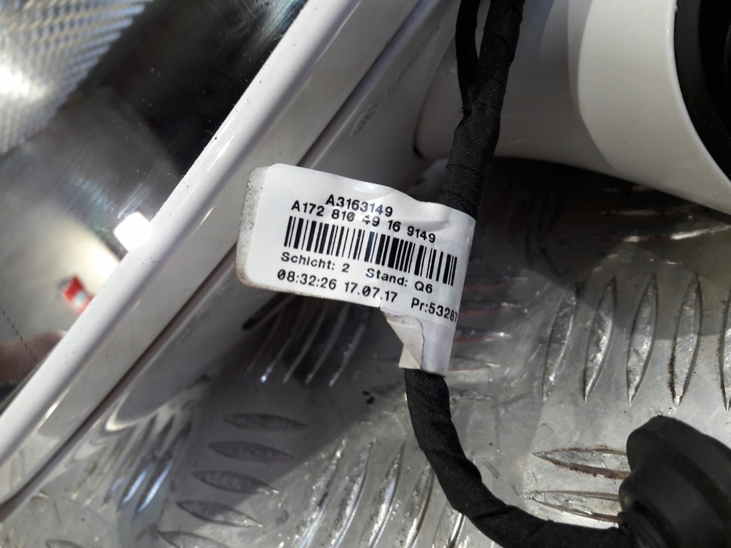 фото №8, Mercedes slc w172 дзеркало ліва колір 149 rhd 7pin