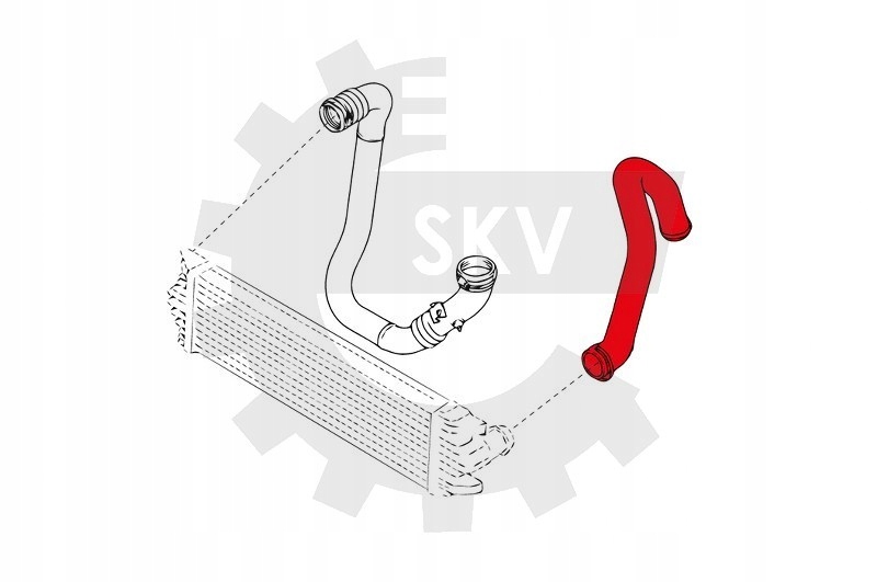 Шланг труба пабтрубок  turbo renault master ii opel movano nissan interstar 2.2 2 Недорого