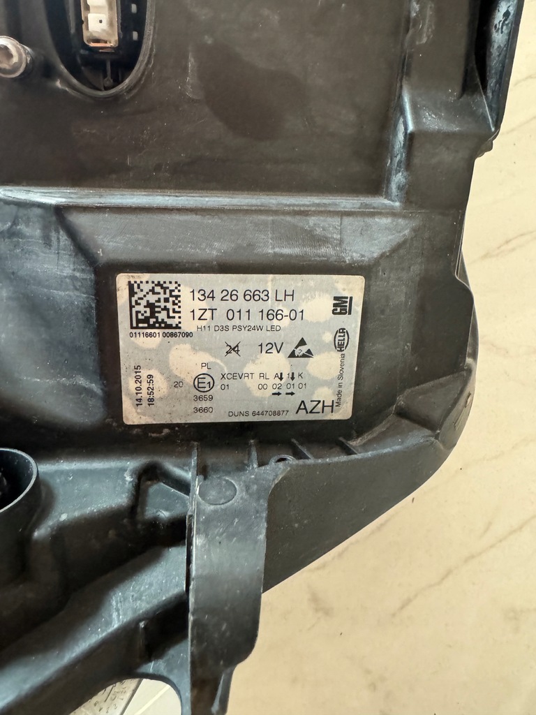 фото №6, Opel insignia a lift лампа передняя ксенон europa оригинал