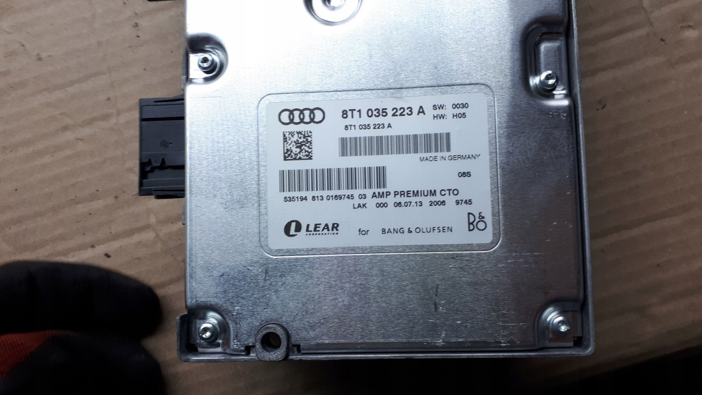 фото №9, S4 b8 lift a4 усилитель bang olufsen 8t1035223a