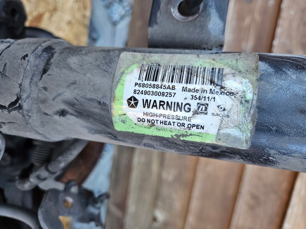 фото №7, Jeep compass 2.2 crd поворотный кулак амортизатор амортизационная стойка левый перед 05151900ab