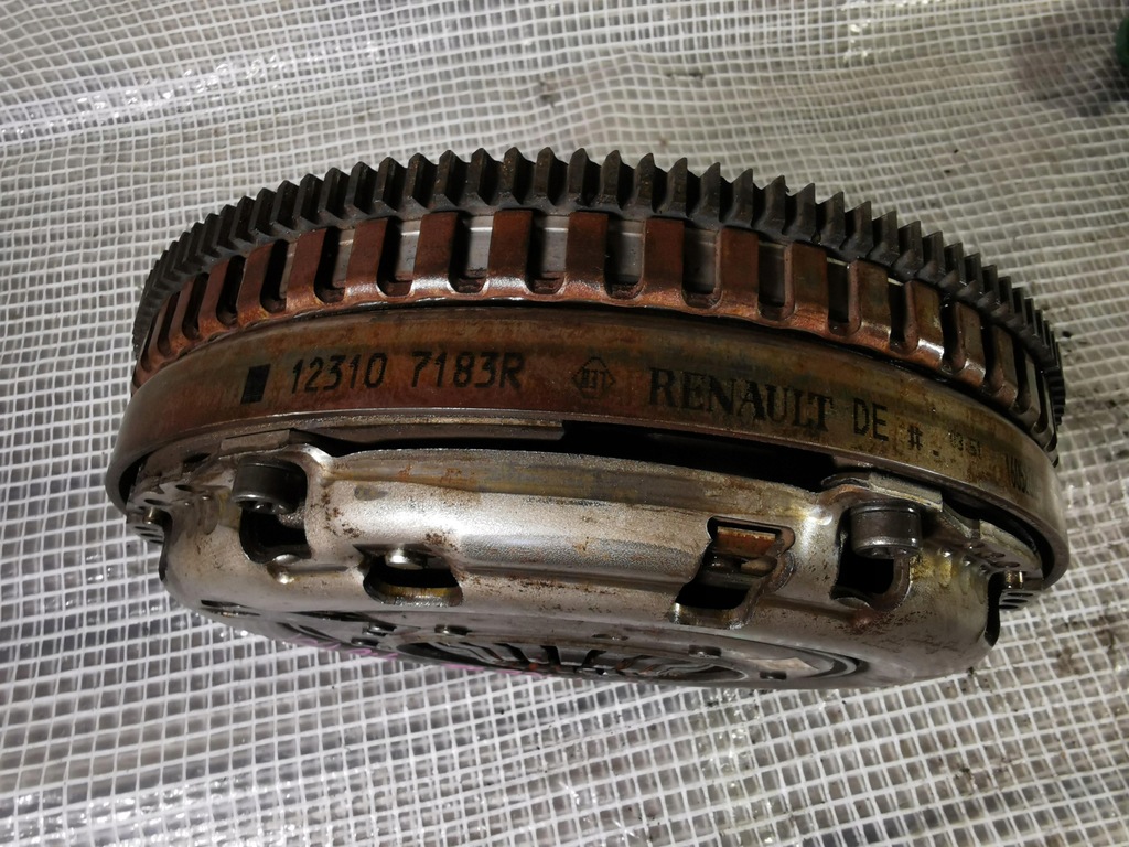 фото №12, Renault espace v 5 14-19 1.6 dci колесо двухмассовый двухмассовый маховик сцепление 123107183r