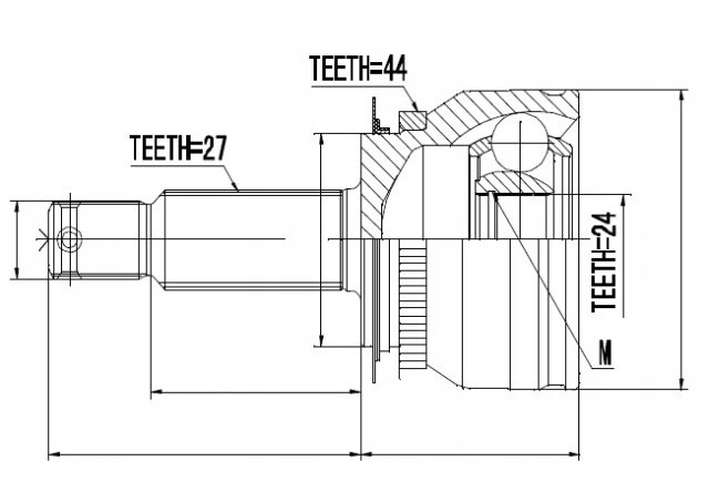 фото №1, Шарнір зовнішній kia cerato 2.0crdi 04-09