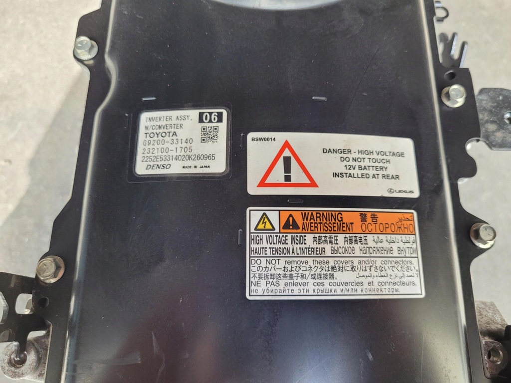 фото №7, Инвертор конвертер g9200-33140 lexus es vii 7 300 h 2.5