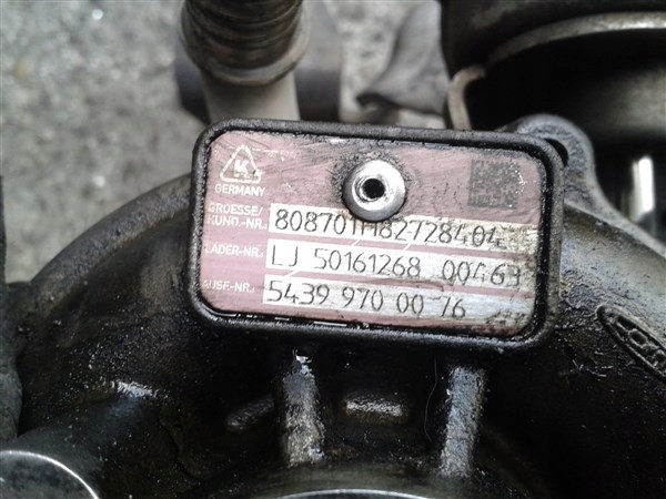 фото №6, Турбина scenic 3 iii 1.5 dci 54399700076