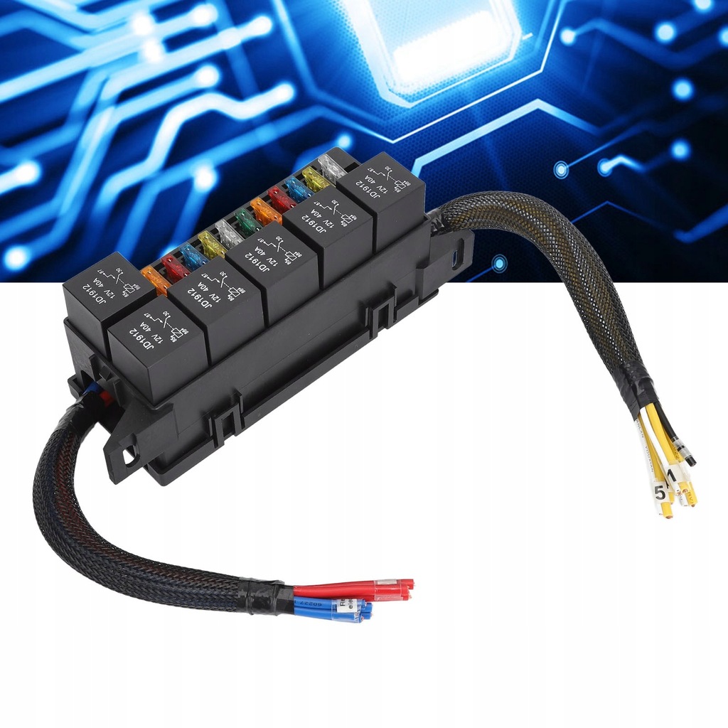 фото №12, Коробка реле предохранителей 12v 6