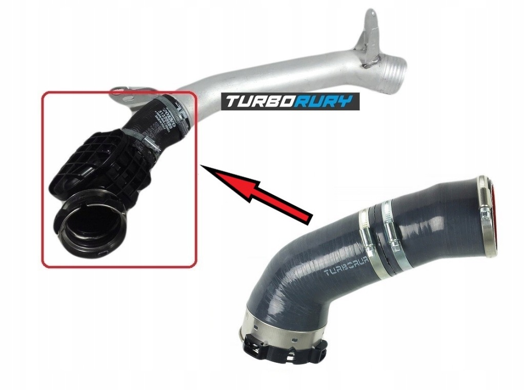 фото №11, Набор ремонтный резонатор шланг труба turbo volvo v40 2.0 d4 31370187