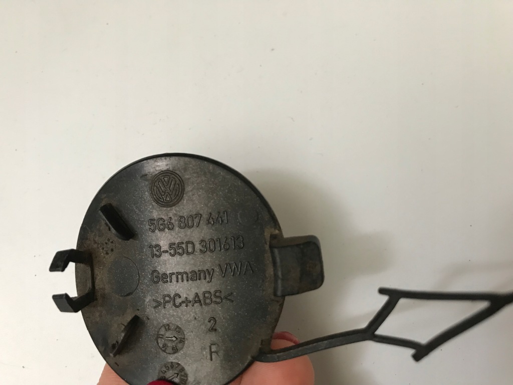 фото №15, Заглушка фаркоп бампера задняя vw golf vii 5g6807441