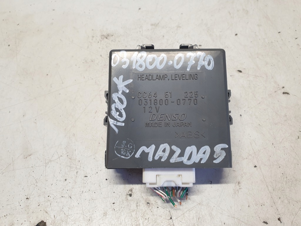 фото №1, Модуль блок управления света mazda 5 031800-0770