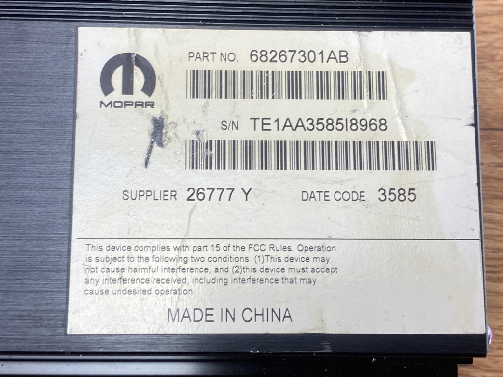 фото №7, Усилитель аудио dodge challenger charger 2015+ usa