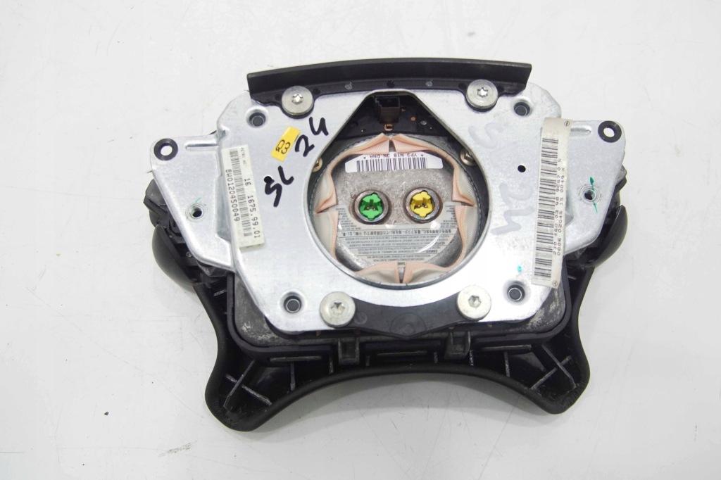 Подушка безопасности водителя чёрный mercedes sl r230 Доставка