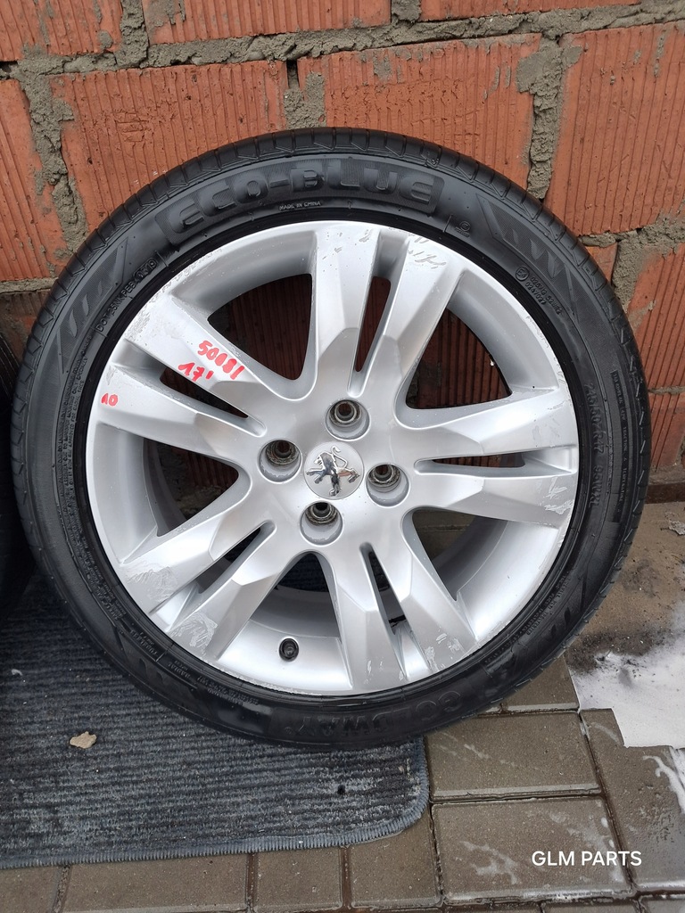 фото №13, Peugeot 5008 диски aluminiowe 17" 4x108 et29 7j 9685737280 lato 215/50r17