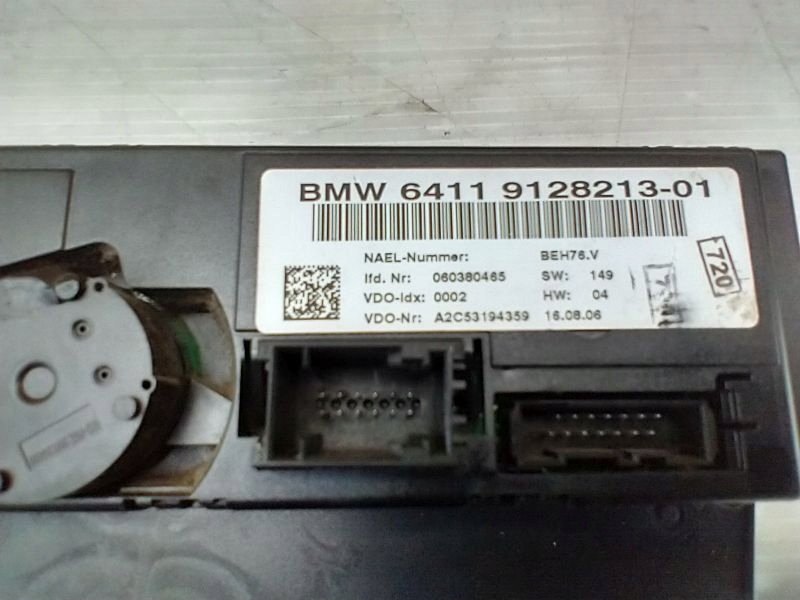 фото №9, Bmw 3 e90 e91 e92 coupe переключатель панель обдув кондиционера 9128213