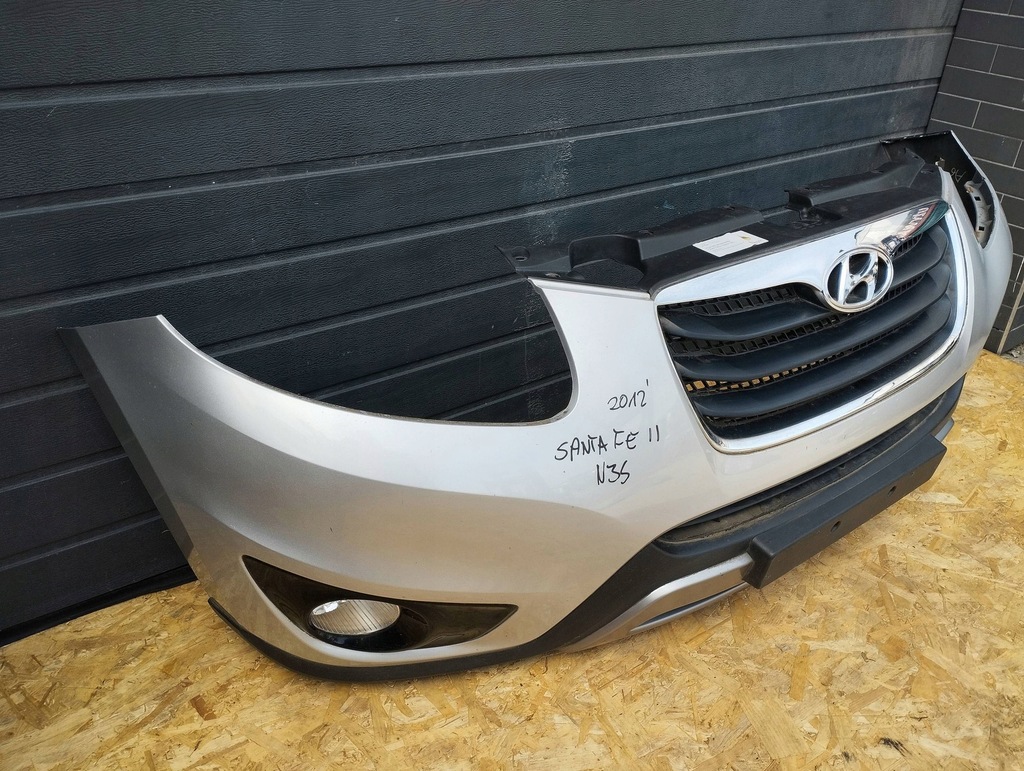 фото №8, Бампер перед kompletny hyundai santa fe ii lift 09/12 код лакокрасочного покрытия n3s