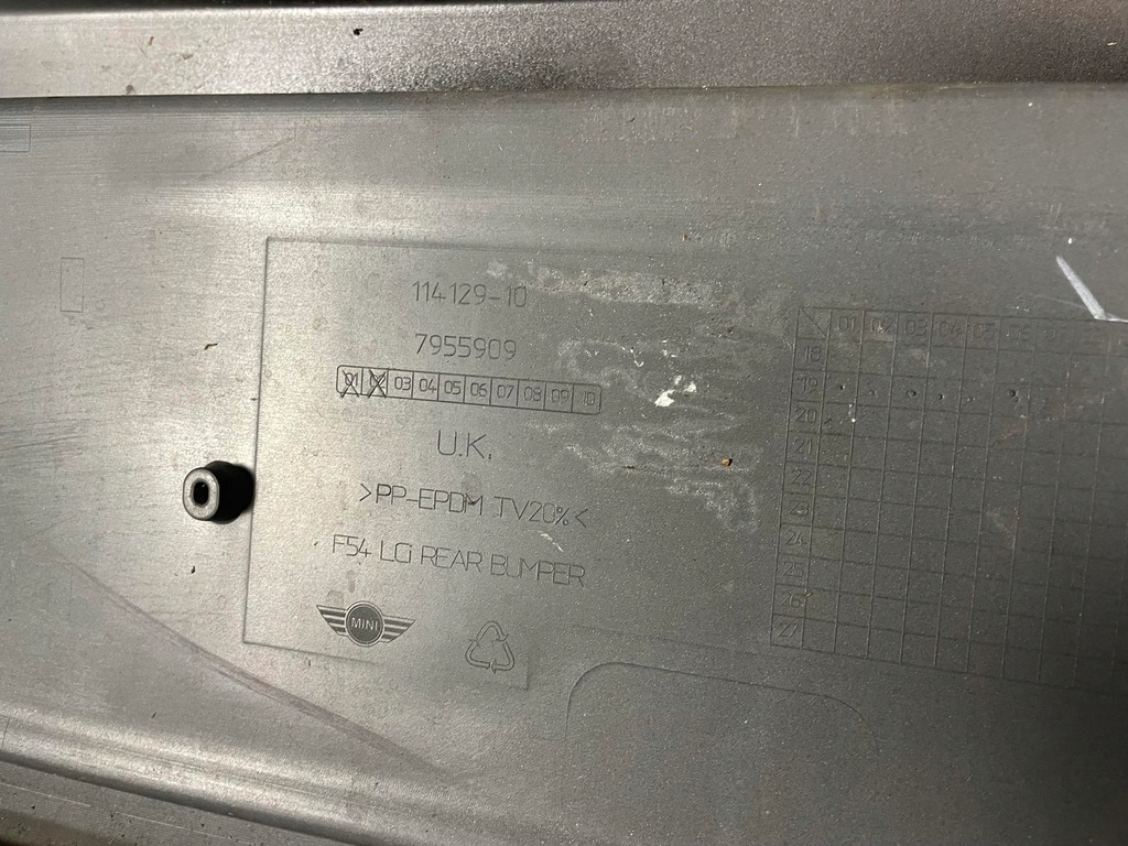 фото №8, Бампер задняя задний mini clubman f54 jcw lift + dół