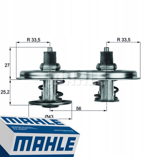 фото №1, Термостат mahle do scania p g r t 620