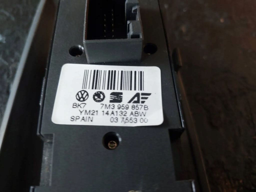 фото №10, Переключатель окон водителя seat alhambra mk1 7m3959857b ym2114a132abw