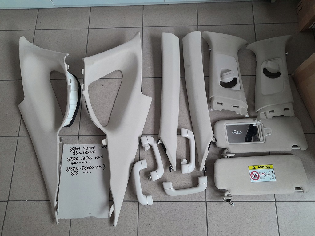 фото №14, Hyundai genesis g80 ii 2021-23r оббивка обшивка захист лоток підлога