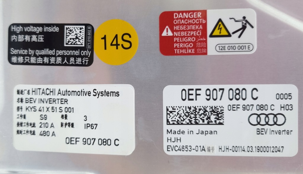 Модуль потужності блок керування audi e-tron 0ef907080c Недорого