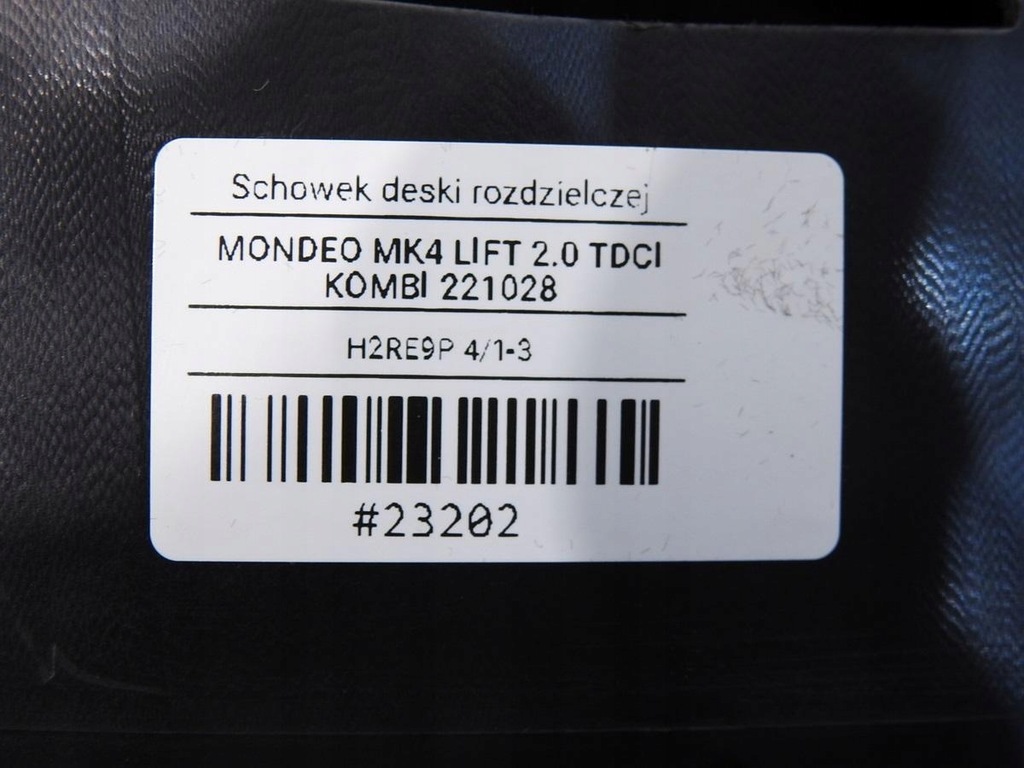 фото №9, Бардачок ford mondeo mk4 lift