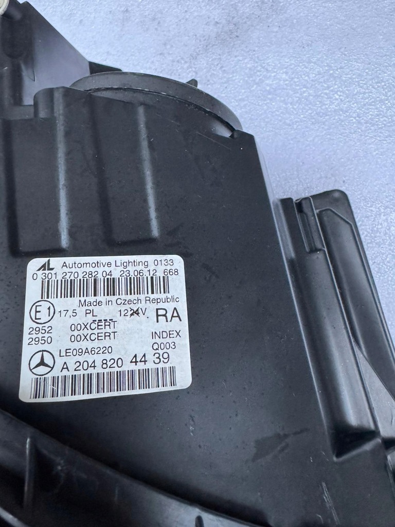 фото №6, Лампи mercedes c klasa w204 lift bi ксенон led ліва права