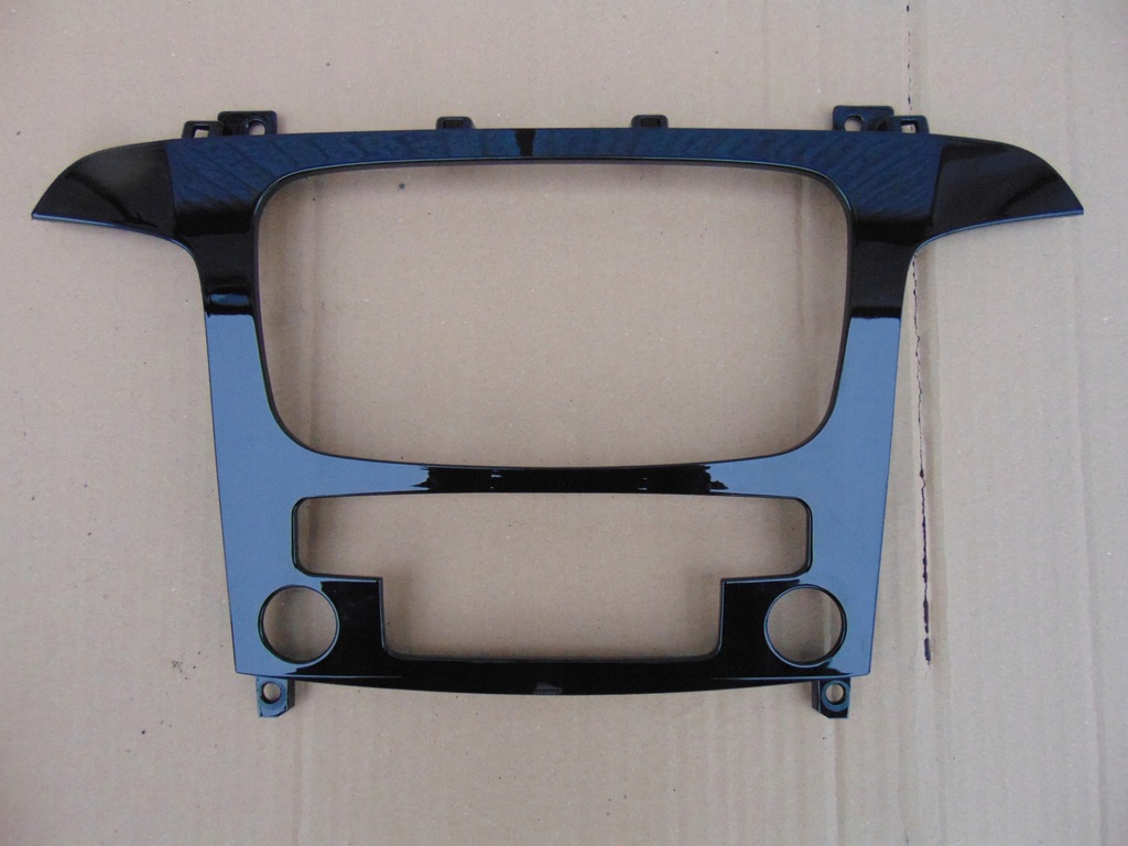 фото №4, Рамка радіо кондиціонера ford s-max mk1 lift galaxy mk3 lift piano black