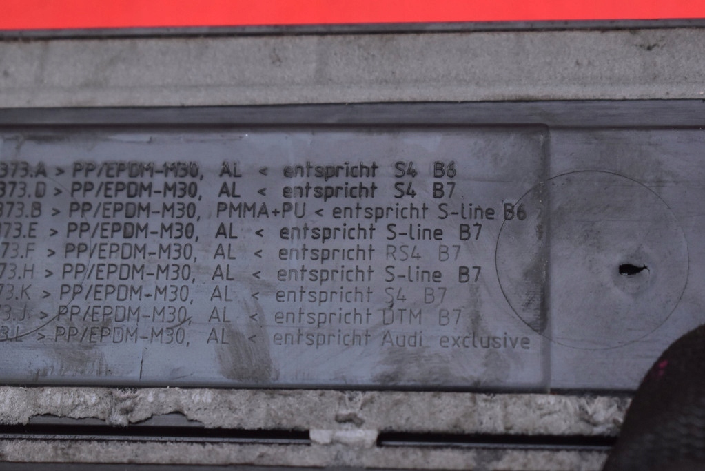 фото №14, Молдинг порог внутренняя s-line левый перед 8e0853373a audi a4 b7 04-08