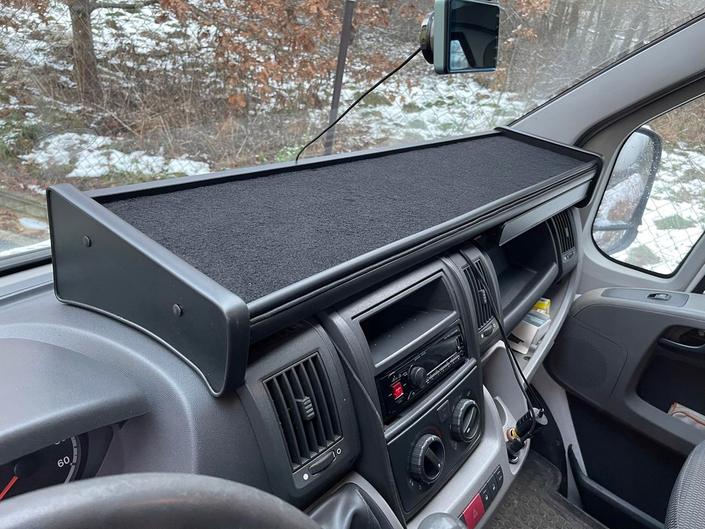 фото №6, Полиця stolik na панель приладів ducato/ jumper/ boxer велюр