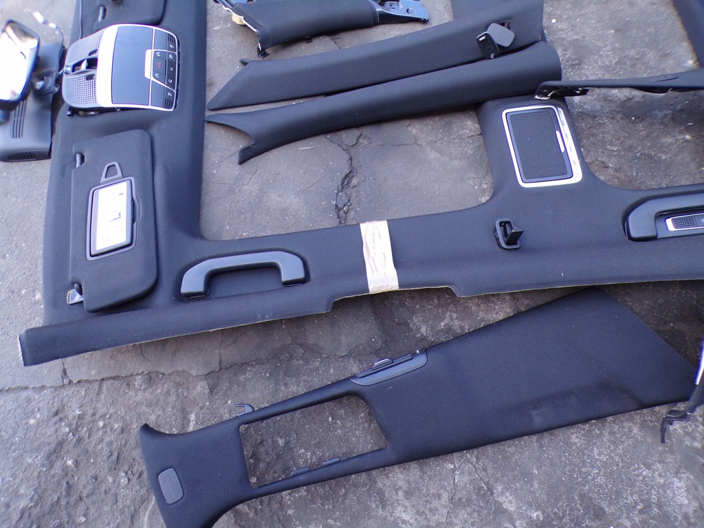 фото №7, Стеля czarna amg mercedes w222 панорама комплектна