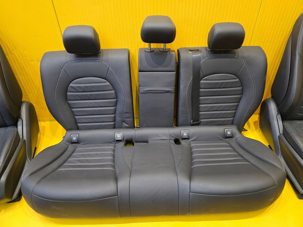 фото №12, Mercedes-benz eqc w293 n293 сидіння заднє сидіння обшивки тунель підігрів шкіра 21r.