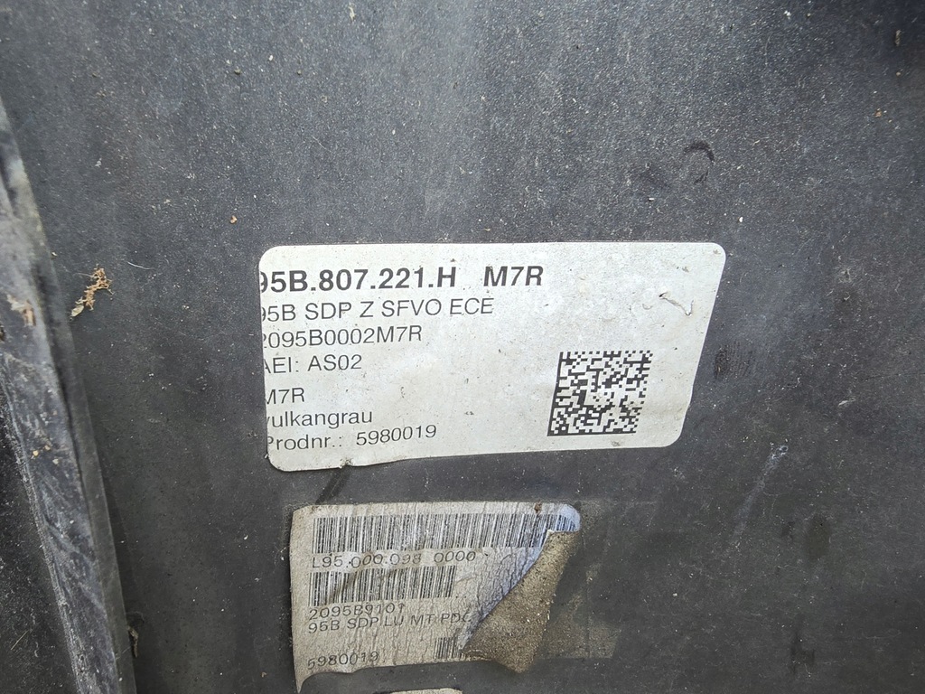 фото №12, Бампер перед передній porsche macan 95b gts 95b807221h