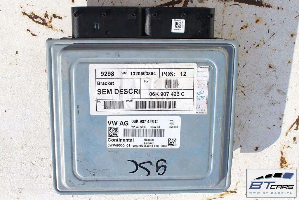 фото №6, Vw scirocco модуль блок керування бортовий комп'ютер двигуна 06k907425c 2.0 tfsi automatyc