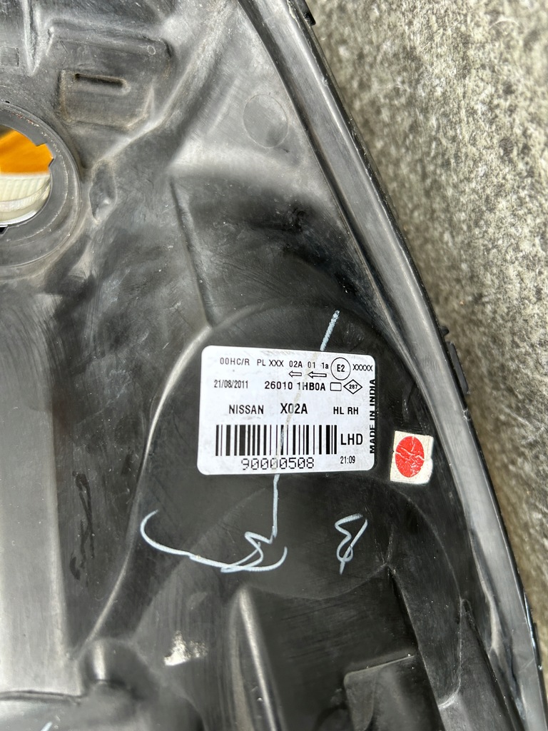 фото №8, Лампа правая передняя nissan micra k13 260101hb0a