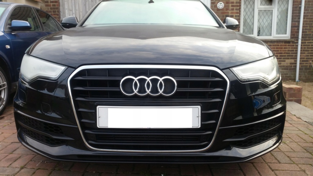 фото №4, Решітка радіатора решітка радіатора рамка audi a6 c7 4g0 black shadow 2011-2014 рамка